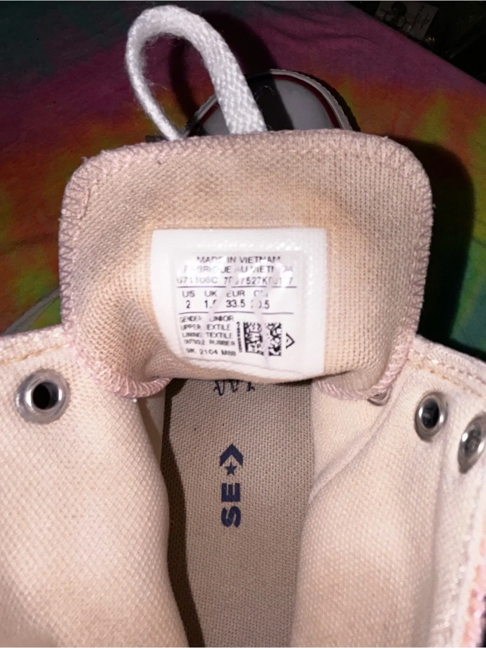 Converse Kids Pink High-Top Canvas Sneakers